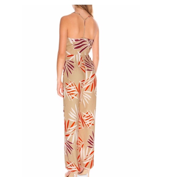 FINDERS KEEPERS BEIGE LEAF Ritual Union Jumpsuit - Picture 2 of 2